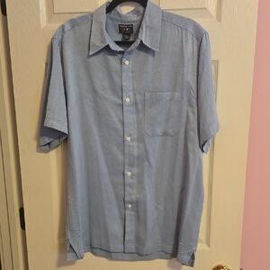 Alexander Julian Light Blue Casual Button-Down Shirt